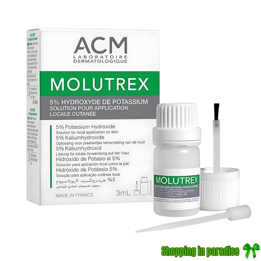 Laboratoire ACM Molutrex 5% Potassium Hydroxide - 3ml Exp 2027